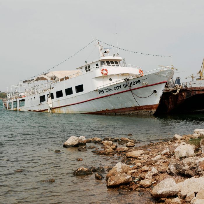 Λιμενική Ζώνη ΟΛΠ/Cosco στο Στενό της Ναυμαχίας της Σαλαμίνας. Φωτό: Κωνσταντίνος Ζηργάνος-Καζολέας