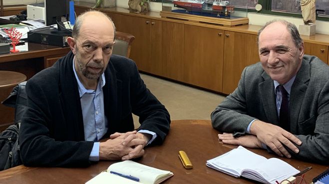 Με τον Γιώργο Σταθάκη συναντήθηκε ο Νίκος Μπελαβίλας