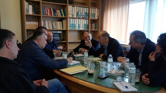 Το λιμάνι και ο τουρισμός κυριάρχησαν στη συνάντηση του Νίκου Μπελαβίλα στο Βιοτεχνικό Επιμελητήριο Πειραιά